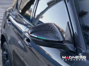 Alfa Romeo Stelvio Mirror Covers - Carbon Fiber - Full Replacements - GTA Style Alfa Romeo Stelvio Mirror Covers - Carbon Fiber - Full Replacements - GTA Style